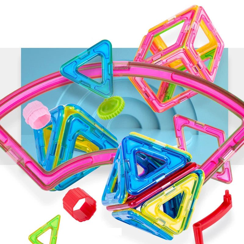Große magnetische Designer-Magnetbausteine, Zubehör, Modell- und Bauspielzeug für Kinder, pädagogisch