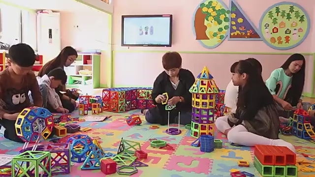 Große magnetische Designer-Magnetbausteine, Zubehör, Modell- und Bauspielzeug für Kinder, pädagogisch