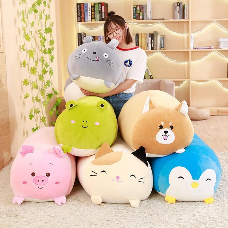 Sleeping Long Pillow Soft Plush Down Cotton Cute pillow plush toy helps you sleep