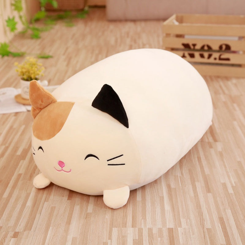 Sleeping Long Pillow Soft Plush Down Cotton Cute pillow plush toy helps you sleep