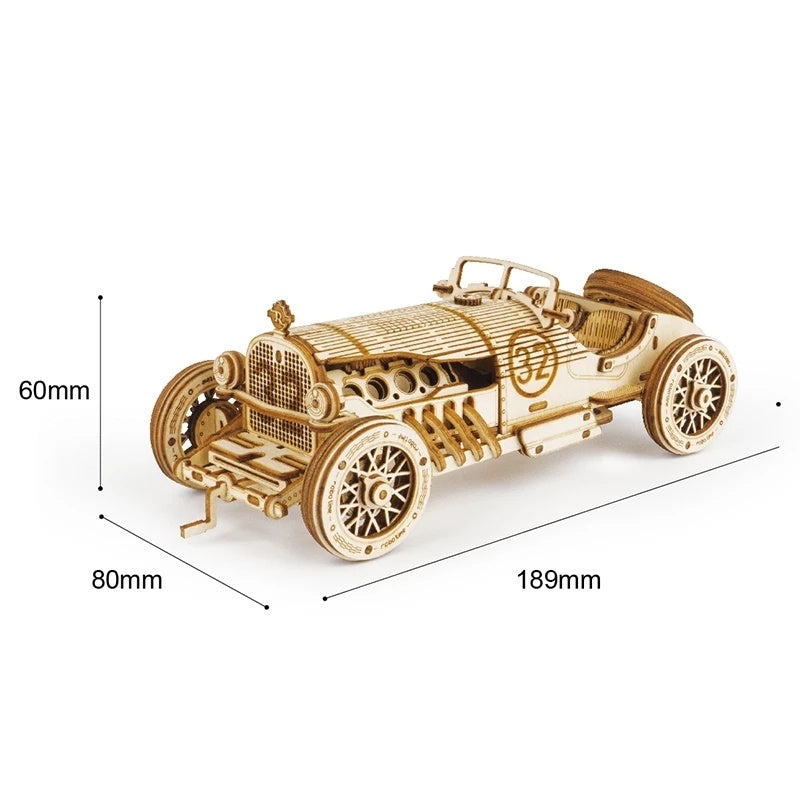 Car 3D Wooden Puzzle Game Assembly Racing Children&