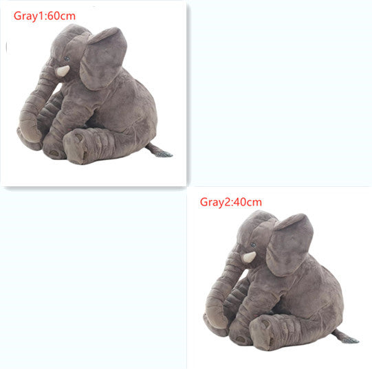 Fuzzy Large Elephant Stuffed Animal, Adventure Stuffed Elephant Pillow Toy, Brave Boy&