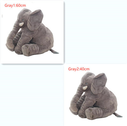 Fuzzy Large Elephant Stuffed Animal, Adventure Stuffed Elephant Pillow Toy, Brave Boy&