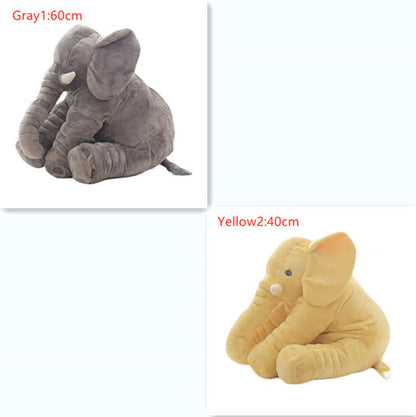 Fuzzy Large Elephant Stuffed Animal, Adventure Stuffed Elephant Pillow Toy, Brave Boy&