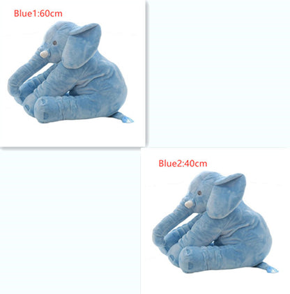 Fuzzy Large Elephant Stuffed Animal, Adventure Stuffed Elephant Pillow Toy, Brave Boy&