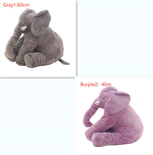 Fuzzy Large Elephant Stuffed Animal, Adventure Stuffed Elephant Pillow Toy, Brave Boy&