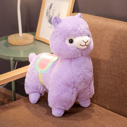 Baby Llamas Cute Alpaca Plush Set Kawaii Llama Soft Pillow Dolls for Kids Girls Birthday Wedding Anniversary Presents Home Sofa Decorations