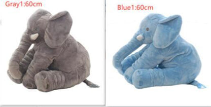 Fuzzy Large Elephant Stuffed Animal, Adventure Stuffed Elephant Pillow Toy, Brave Boy&