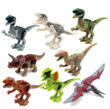 Building Blocks Mini Dinosaur Bricks Figures Kids Toys For Children