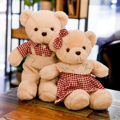 Teddy Bear Doll Cuddly Soft Plush Dolls Bear for Kids Girlfriend Birthday Favor