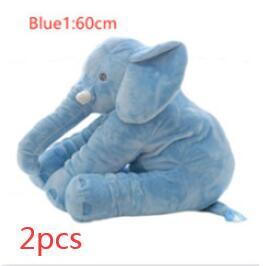 Fuzzy Large Elephant Stuffed Animal, Adventure Stuffed Elephant Pillow Toy, Brave Boy&