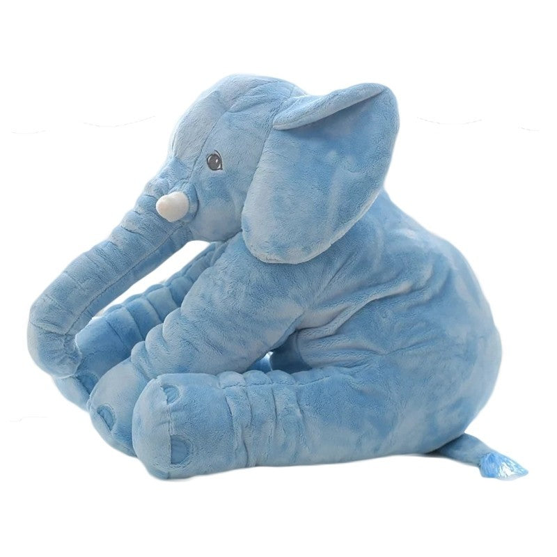 Fuzzy Large Elephant Stuffed Animal, Adventure Stuffed Elephant Pillow Toy, Brave Boy&