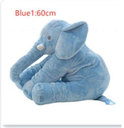 Fuzzy Large Elephant Stuffed Animal, Adventure Stuffed Elephant Pillow Toy, Brave Boy&