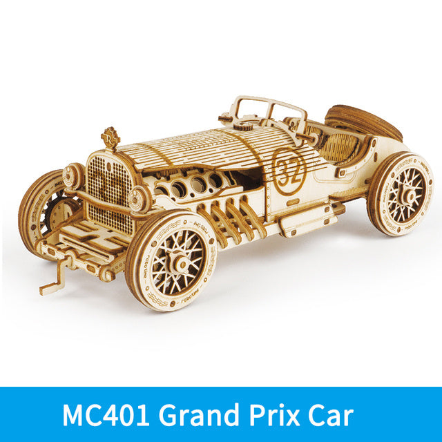 Car 3D Wooden Puzzle Game Assembly Racing Children&