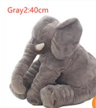 Fuzzy Large Elephant Stuffed Animal, Adventure Stuffed Elephant Pillow Toy, Brave Boy&