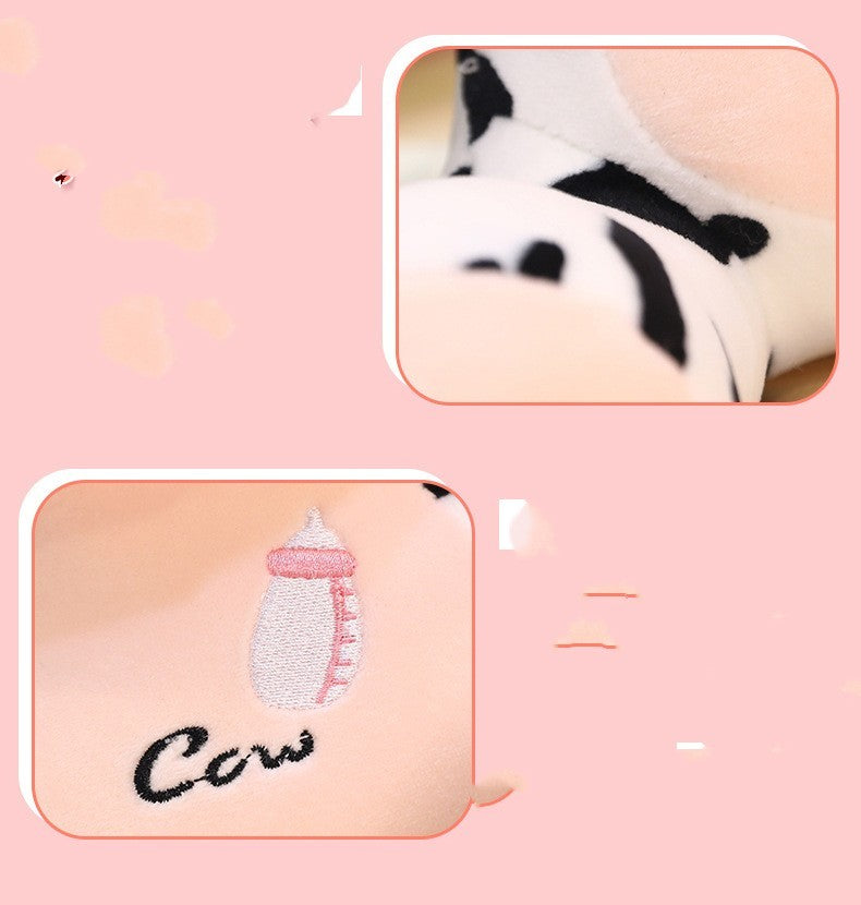 Cow Stuffed Animal Cute Soft Plush Cow Toy Cow Plush Stuffed Animal Toy for Kids，Cow Doll for Kids, Babies