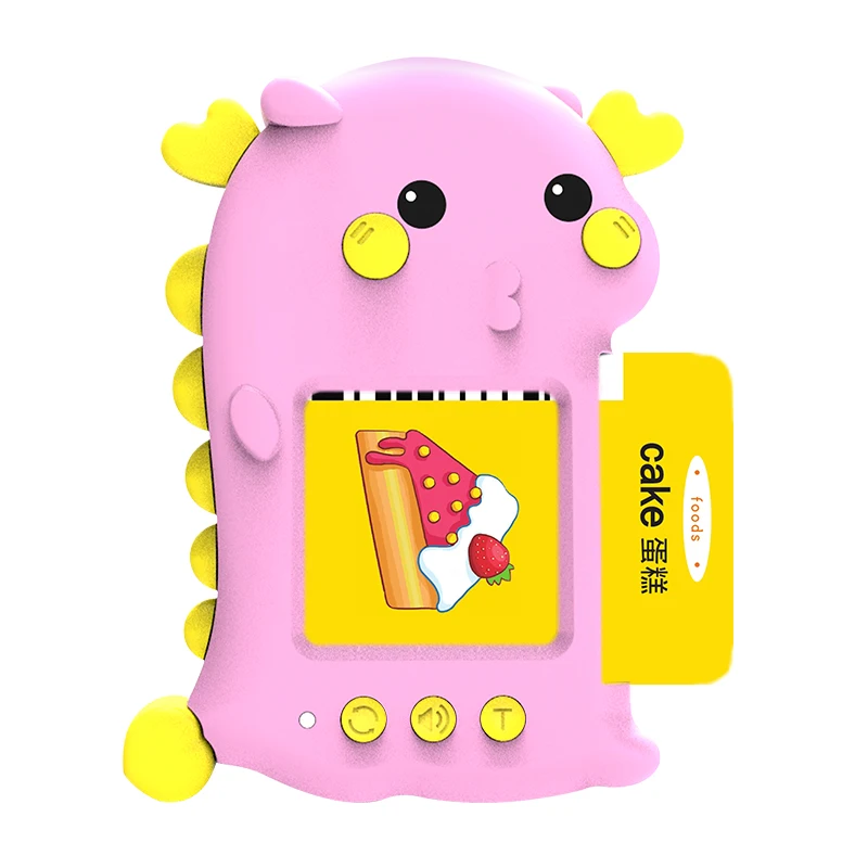 dinosaur Kids Early education talking flash cards Learning Machine Toy Learning Toy Phonics Sight Words, 224 Sight Words Speech Therapy Materials