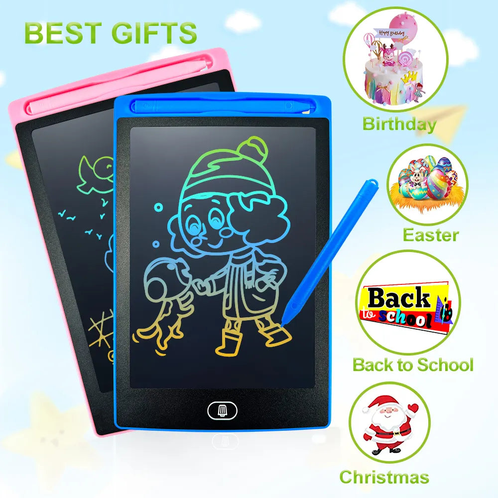 8.5 inch LCD Writing Tablet for Kids, Drawing Tablets for Kids, Colorful Doodle Board Drawing Tablet for 3-8 Kids Girls Boys