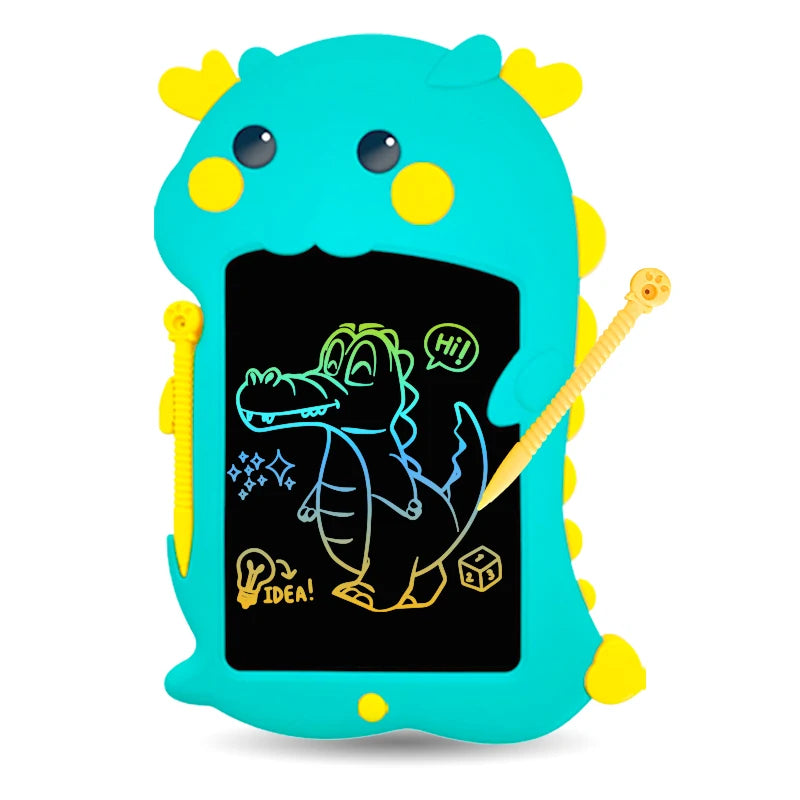 8.5 Primeval forest series doodle toys LCD Drawing board writing tablet games graphic writing tablet for kids, cute Dinosaur, Alligator , Piranha