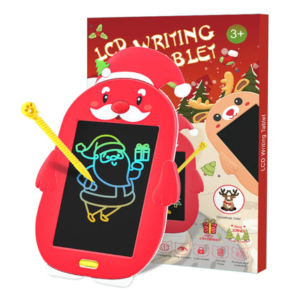 8.5inch Christmas series lcd writing tablet drawing toys doodle pad digital Drawing board for Kids, Santa Claus, reindeer, Snowman