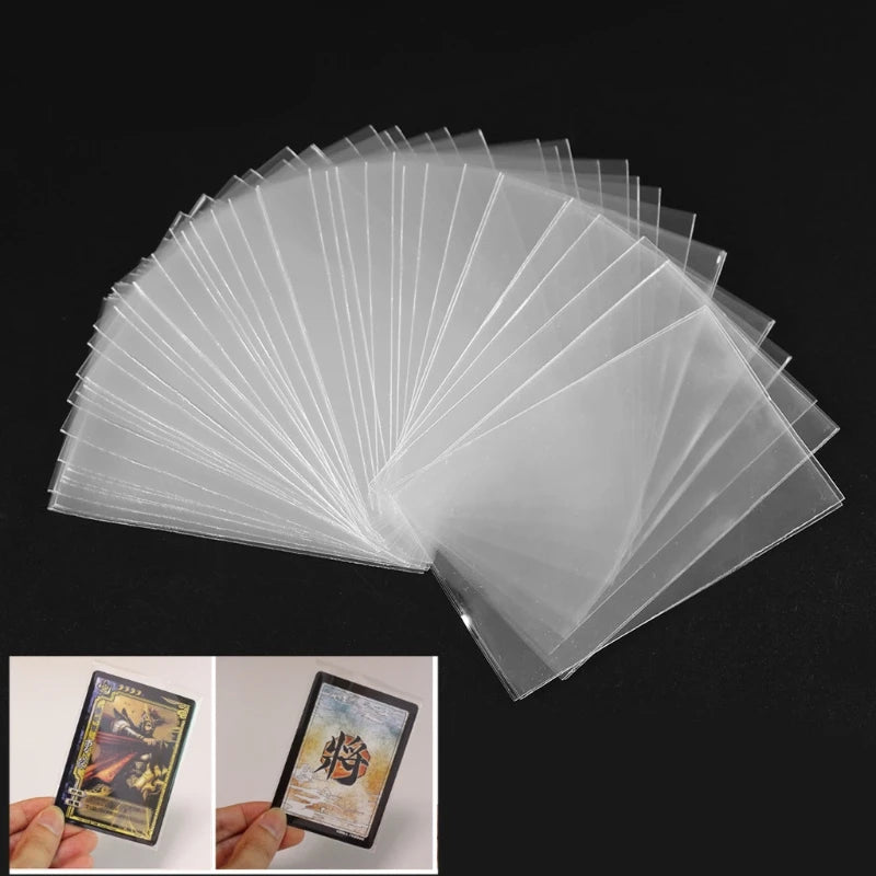 100pcs/set Various Sizes Transparent Card Sleeves Magic Card Game Tarot Poker Cards Protector Board Game Card Sleeves