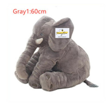 Fuzzy Large Elephant Stuffed Animal, Adventure Stuffed Elephant Pillow Toy, Brave Boy&